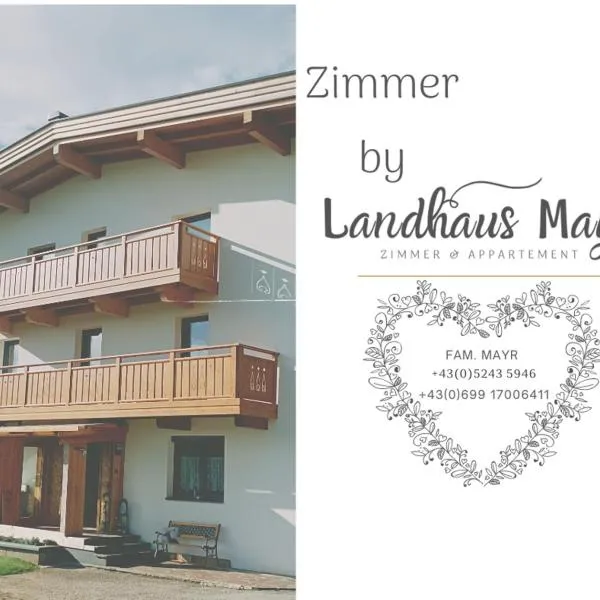 Zimmer bei Landhaus Mayr,位于Maurach的酒店