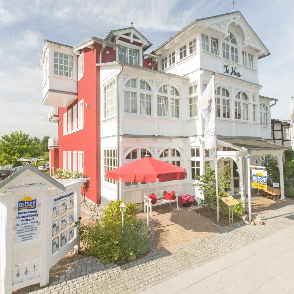 Villa "To Hus" in Sellin - WG 02 mit Kamin und Balkon