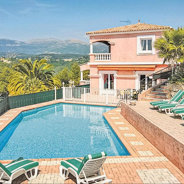 Beautiful Home In Cagnes Sur Mer With 3 Bedrooms, Private Swimming Pool And Outdoor Swimming Pool