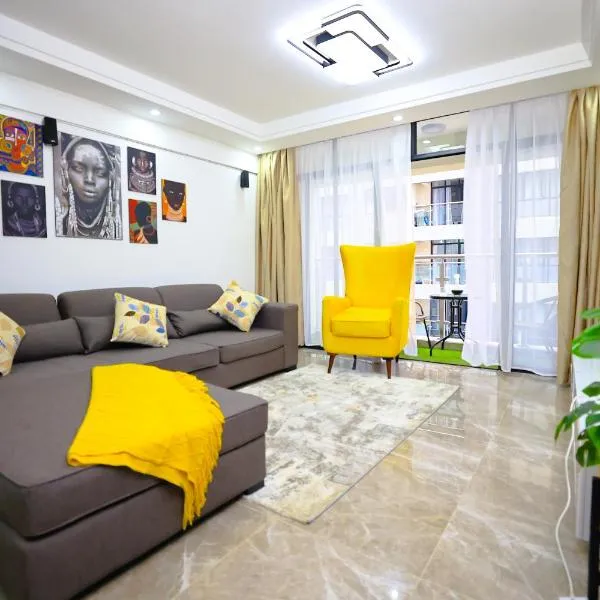 Elite Luxury Apartments Kilimani - A 2 Bedroom Oasis of Serenity, hotel in Nairobi