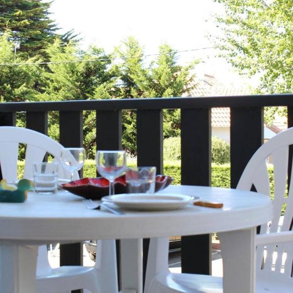 Studio cabine calme, 4 couchages, balcon, proximité plage et commerces - FR-1-245-53