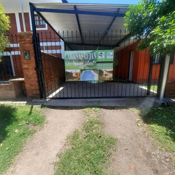 Cabañas Lujan、エル・ボルカンのホテル