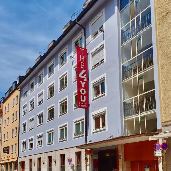THE 4YOU Hostel & Hotel Munich, hotel in Munich
