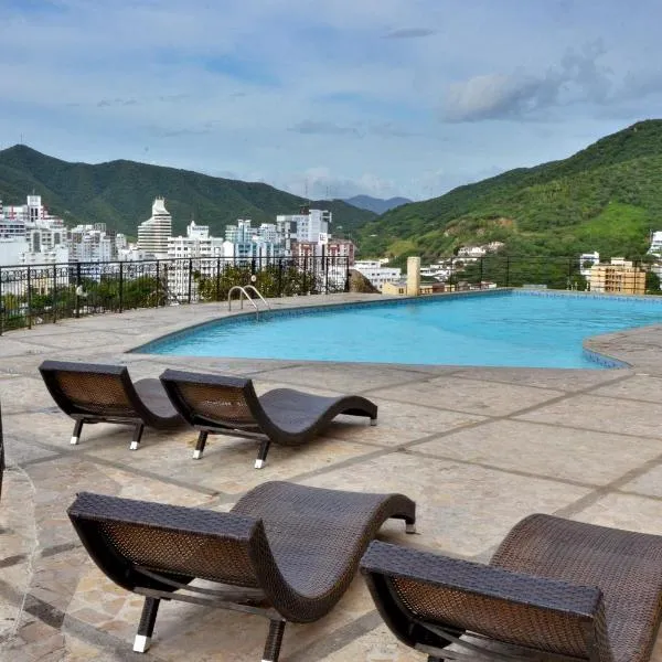 Apartamentos El Peñón del Rodadero VISTA AL MAR - By Apartamar Santa Marta, hotel in Santa Marta