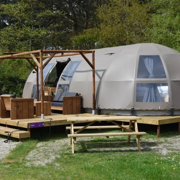 Panoramatent, in de natuur aan zee, hotel in Callantsoog