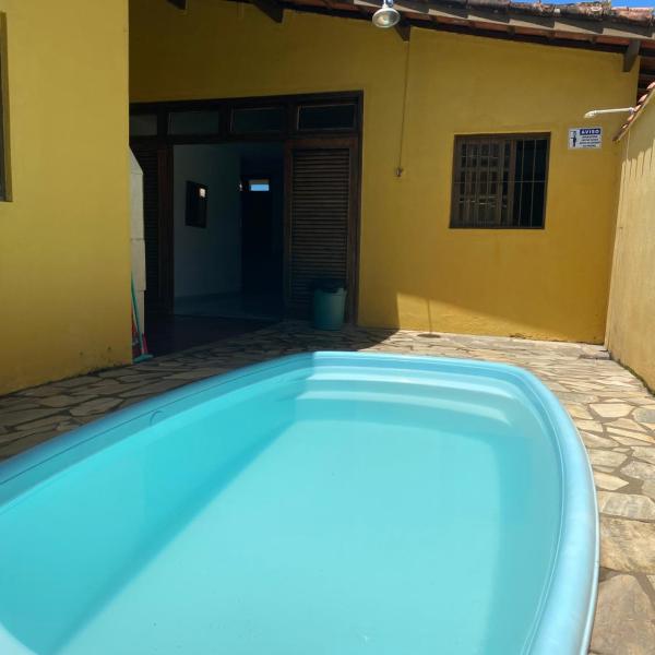 Casa com piscina na Praia Grande