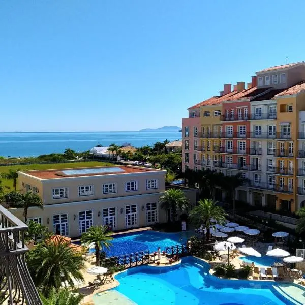 Vista maravilhosa na melhor suíte do IL Campanário, hotel em Florianópolis