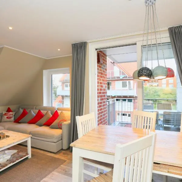 Haus Achterhus 213 - Wohnung 13 "rote Krabbe"、ユイストのホテル