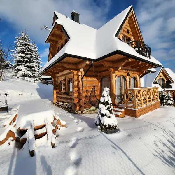 Góralska Chatka 3 Highland Cottage - Jacuzzi, Sauna, Split AC, Private parking, Mountains View, hotel v Zakopaném
