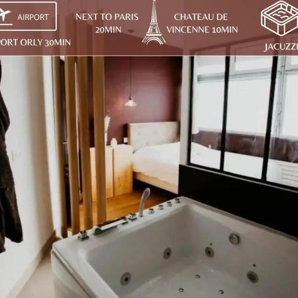 Sweet Love Room - Jacuzzi Privatif, ξενοδοχείο σε Montreuil