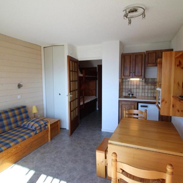 Studio cabine 3 pers. avec balcon, vue montagne, aux pieds des pistes - Auris en Oisans - FR-1-297-35
