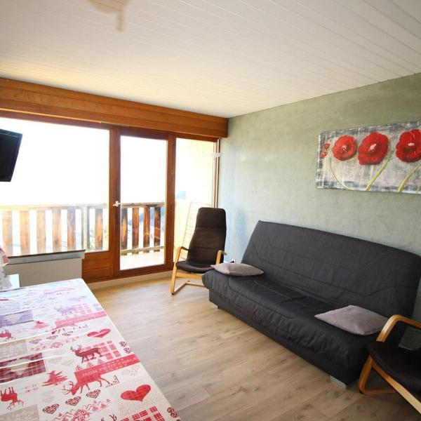 Duplex 2 pièces cabine rénové avec vue, au pied des pistes - Auris en Oisans - FR-1-297-102