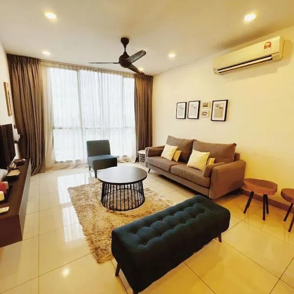 [PROMO]Connected train 2 Bedroom (ABOVE MALL)15, hotel in Kuala Lumpur