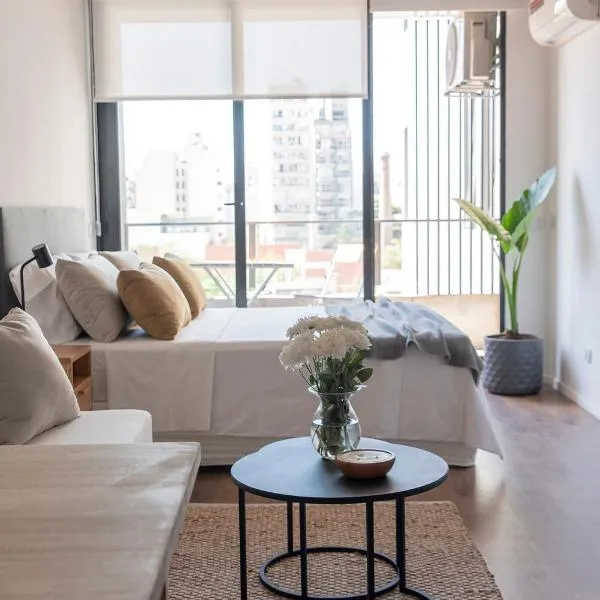 Moderno Monoambiente en Area Palermo A Estrenar Con Balcón y Vista Abierta, hotel in Buenos Aires