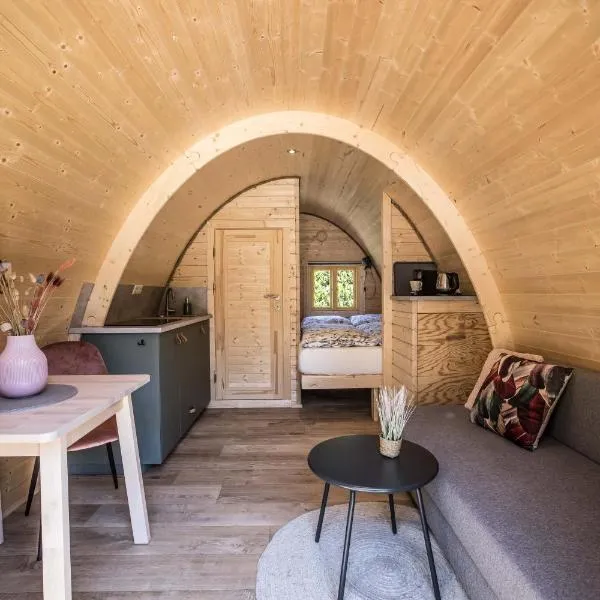 Luxe woodlodge in een prachtige en bosrijke omgeving、Bornerbroekのホテル