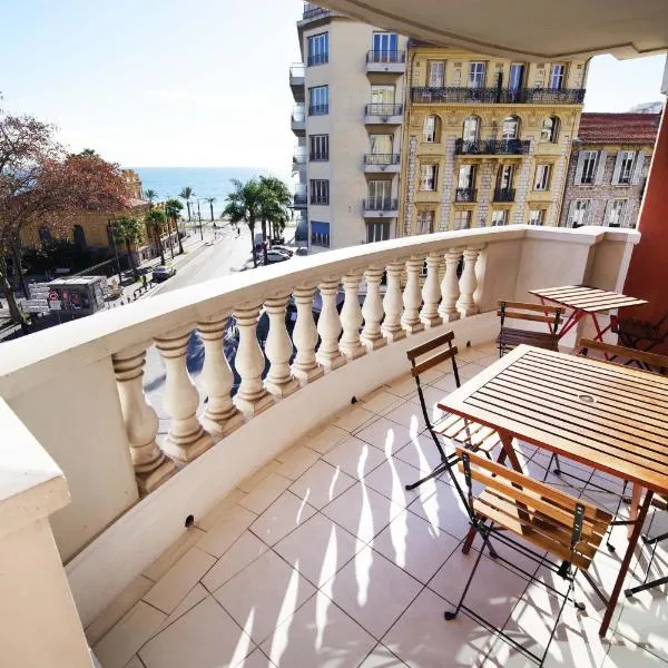 Domes Seaside Résidence Piscine, Free Parking, Airport Tramway, hótel í Nice