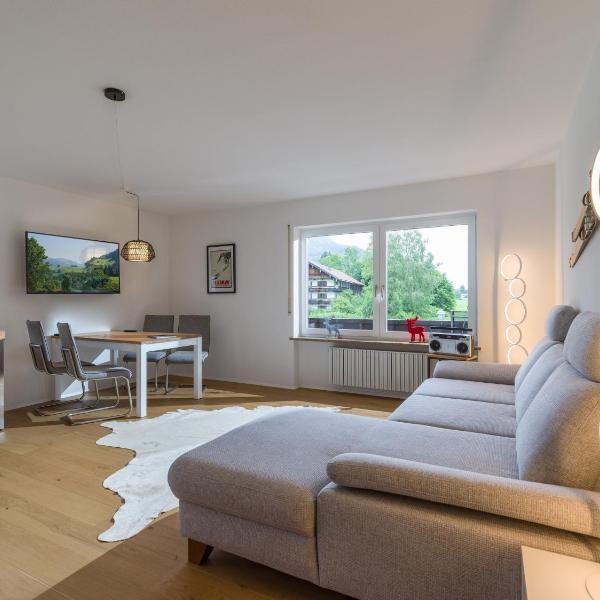 Moderne Bergstube mit 2 Schlafzimmer und großen Balkon