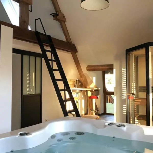 Spa privatif à la ferme - Haut de gamme - Atypique, hôtel à Bois-Grenier