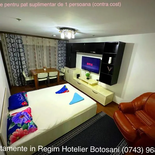 Botoşani में, होटल Apartament frumos cu 3 camere situat la partier