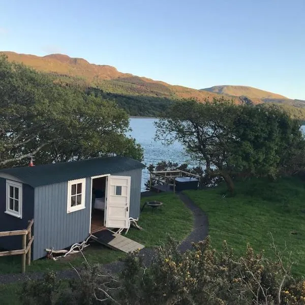 Snowdonia Shepherds Hut + Hot Tub, hotel v destinaci Barmouth