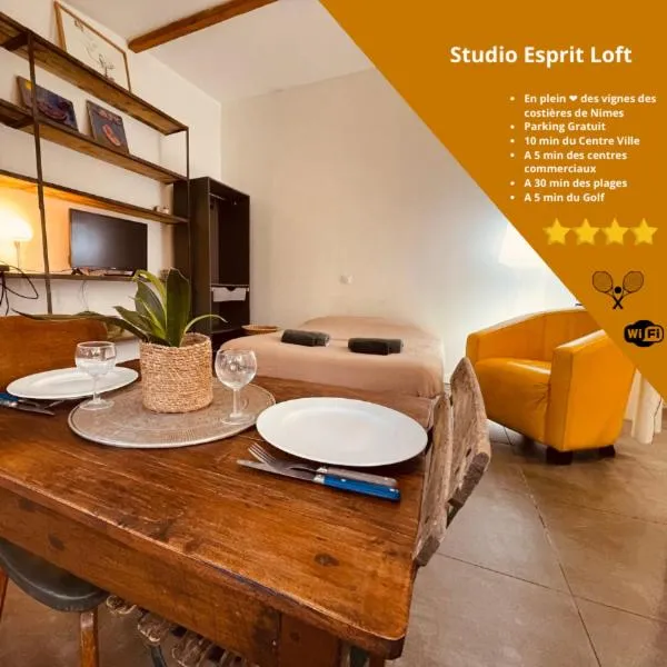 Charmant studio loft - Mas Bois Fontaine, hotel in Nîmes