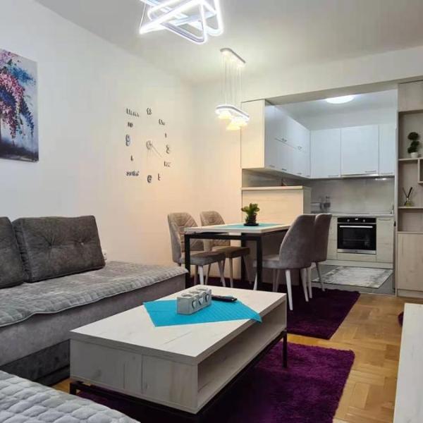 Stylish Violet & Modern Apartment