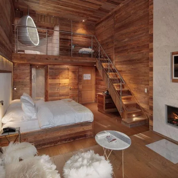 Hostellerie du Pas de l'Ours "Relais et Châteaux", отель в Кран-Монтана