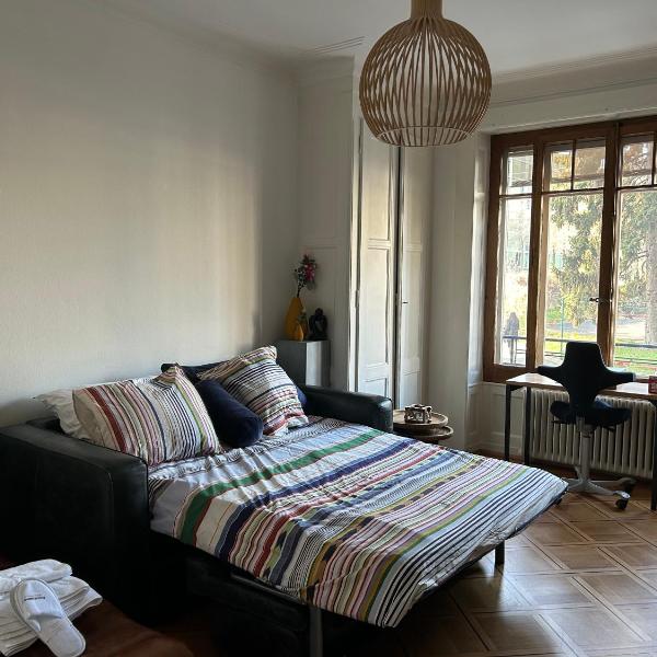 Double Bedroom & Kitchen - Perle du Lac, Geneva, Ginevra