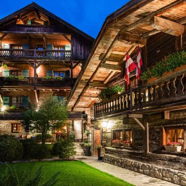 Fer à Cheval, hotel Megève-ben