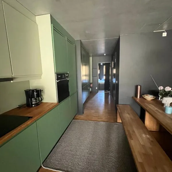 Fin leilighet ca 30 min med bil til Hunderfossen, hotel a Favang