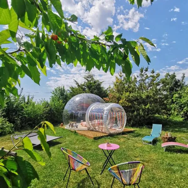 La bulle des champs, hotel in Champmotteux