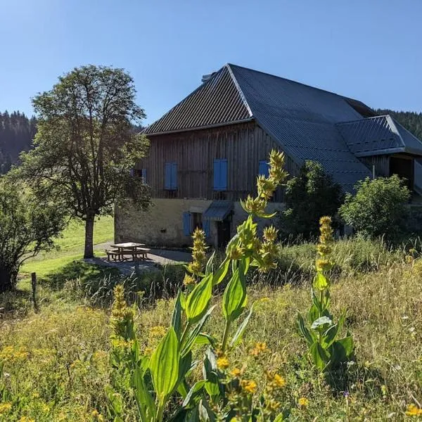 Ferme d'alpage La Bâtie Dessous, hotel in Mouthe