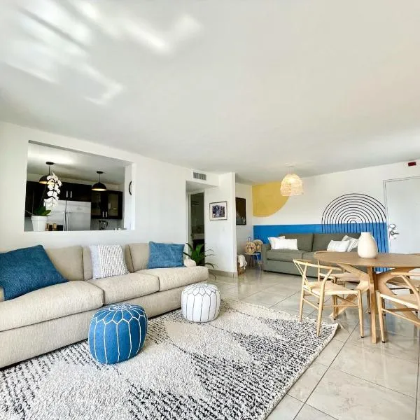 Large 1 bedroom apartment with free private parking, hotel in Miami Beach