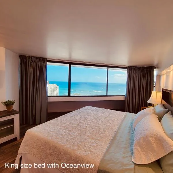 Waikiki High-rise sea view free parking, hotell Honolulus