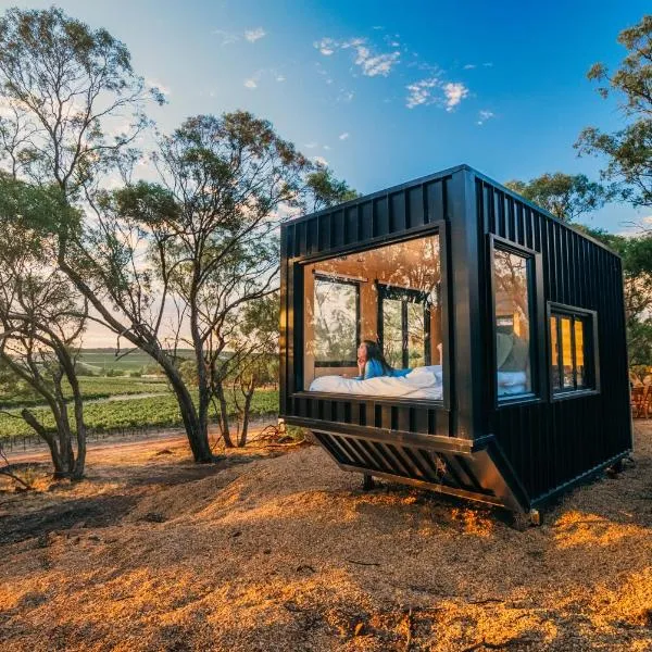 CABN Off Grid Cabins Barossa、Seppeltsfieldのホテル