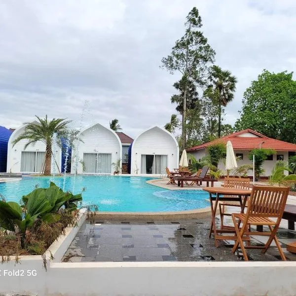 Kampheak Roath Bungalows、カンポットのホテル