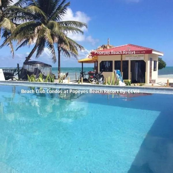 Beach Club Condos at Popeyes, hotel v destinaci Caye Caulker