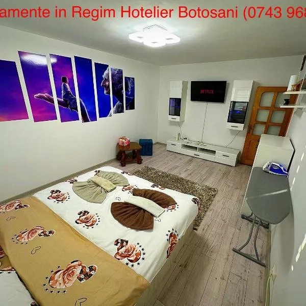 Apartament Uvertura Mall/Lidl cu parcare gratuita、ボトシャニのホテル