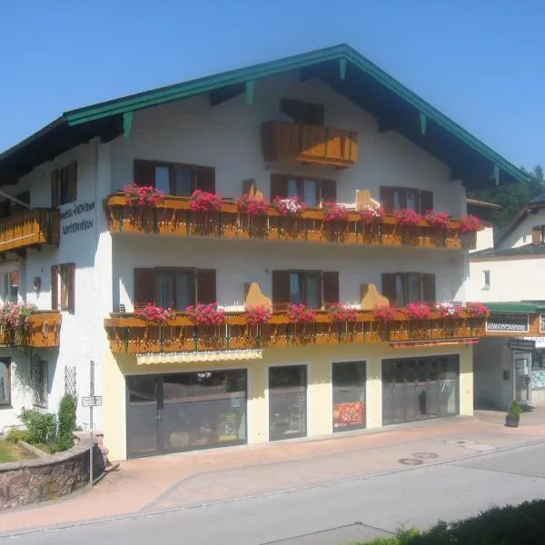 Pension Unterstein, Hotel in Schönau am Königssee