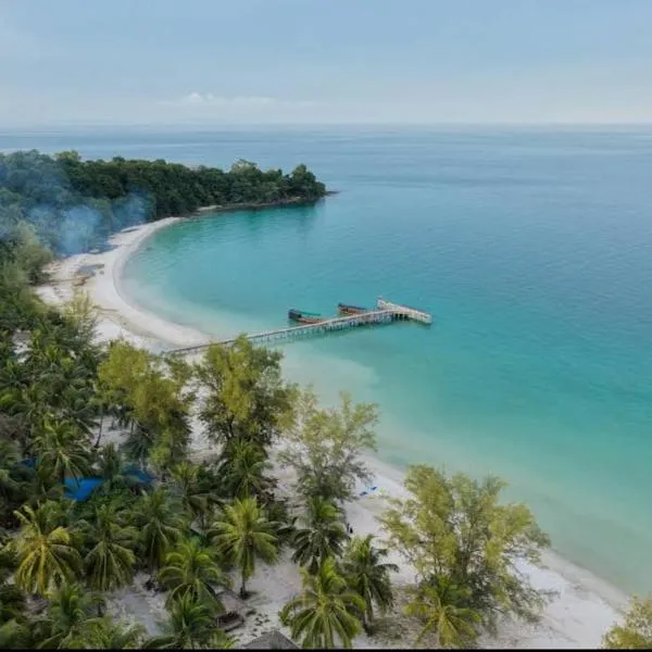 Bunnan Bungalows, hotell Koh Rongi saarel