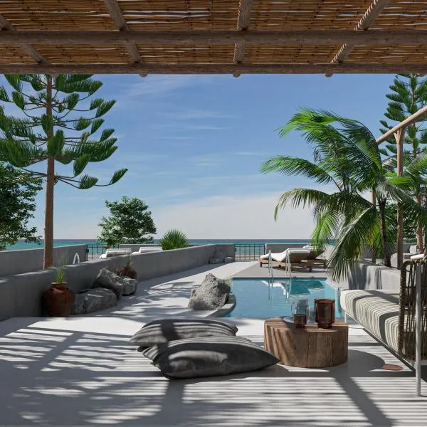 Oscar Beachfront Suites - Adults Only, hotel v destinaci Perivolos