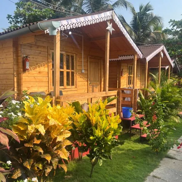 Happy Shack Beach And Wooden Huts, hotel in Colva