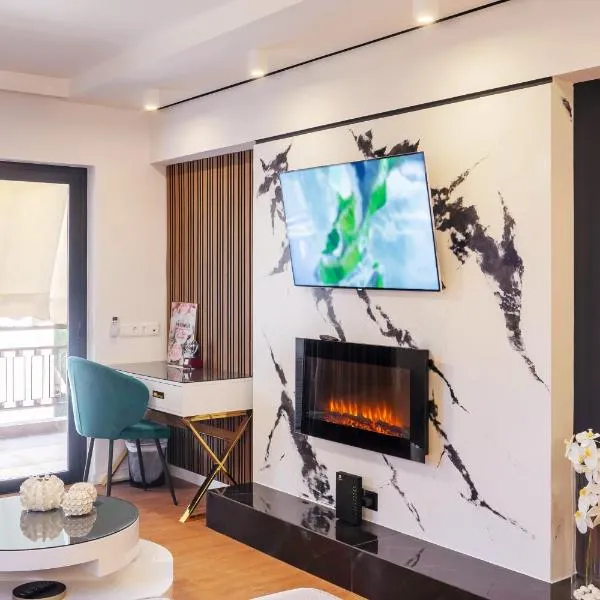 EcoStay - Infinity business class 2BDR apartment by the sea in Alimos, hotel din Atena