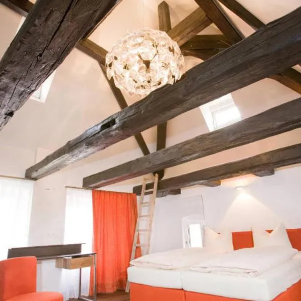 Hotel Münchner Hof und Blauer Turm, hotel v Řezně