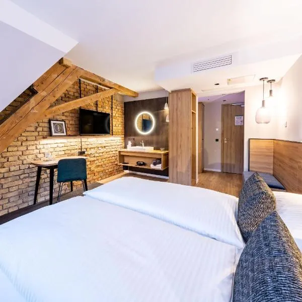 BOLLWERK Lifestyle Hotel, automatisiertes Hotel mit Self Check In: Immenstadt im Allgäu şehrinde bir otel