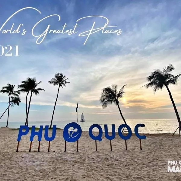 Marina resort Waterfront Minh Phu Quoc villa beach swimming pool, hotel in Phu Quoc