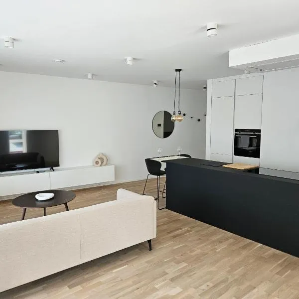 New Spacious Two Bedroom Center with Parking, near Public Transport, hotel v Lucembursku