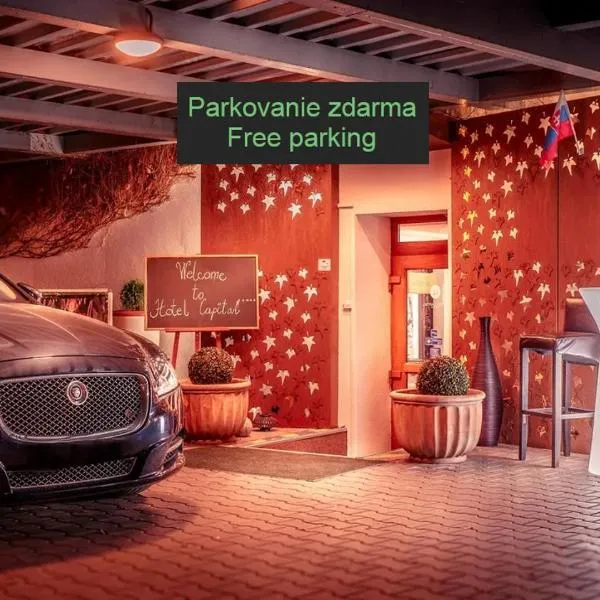 Hotel Capital with private wellness, hotell sihtkohas Nitra