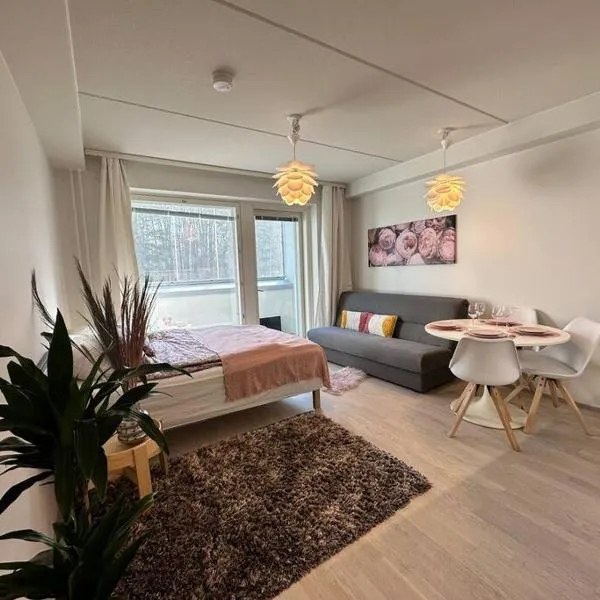 Aurora Home Finnoo Espoo - studio near to metro, easy to reach Helsinki and Otaniemi, Aalto University and Iso Omena shopping center, hotel in Espoo