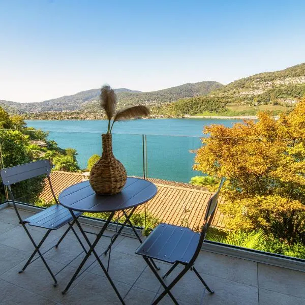 La Palma 1 by Quokka 360 - modern panoramic lake view flat, hotel en Montagnola